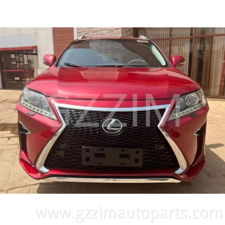 Best Quality Old To New Front Body kit For Lexus RX 2009 2013 to 2016 Sports Style Sports Grille